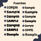 Placa de identificación Circular