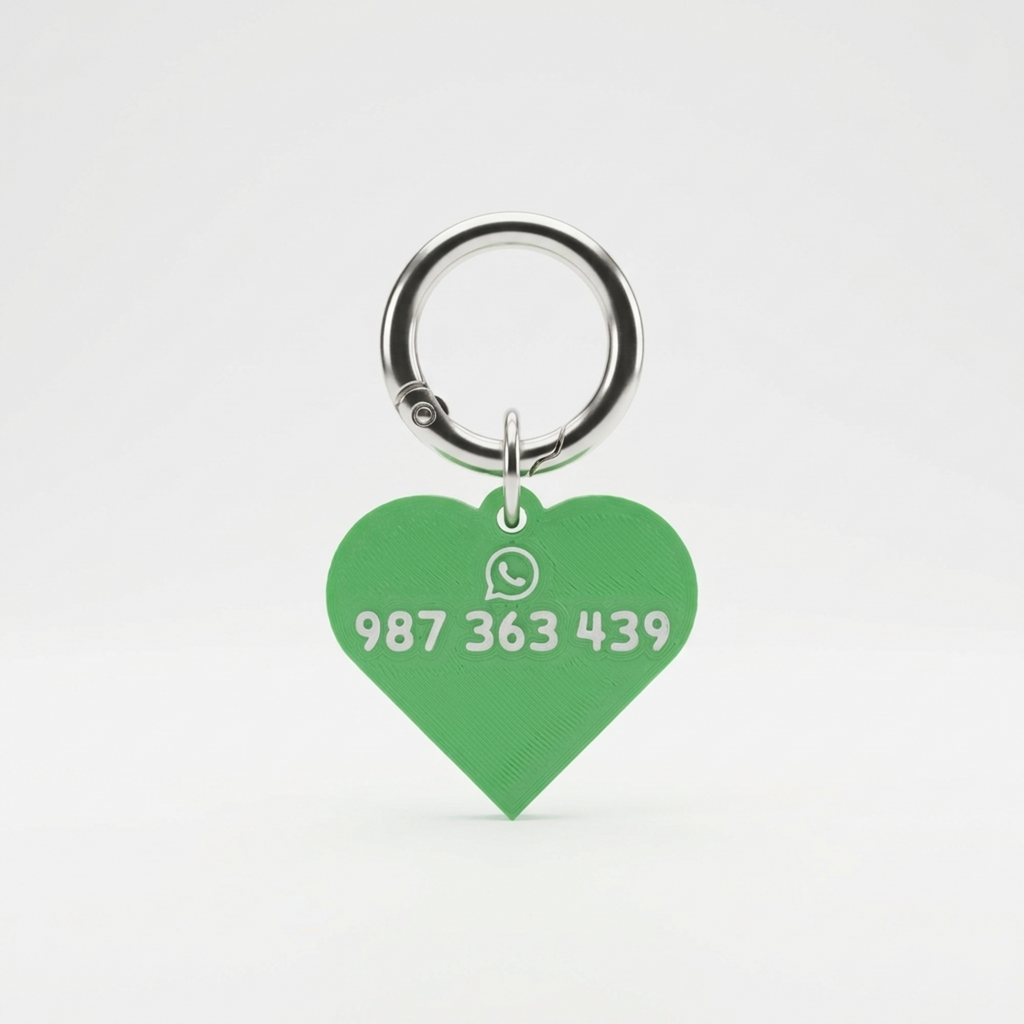 Placa de identificación Corazón