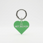 Placa de identificación Corazón